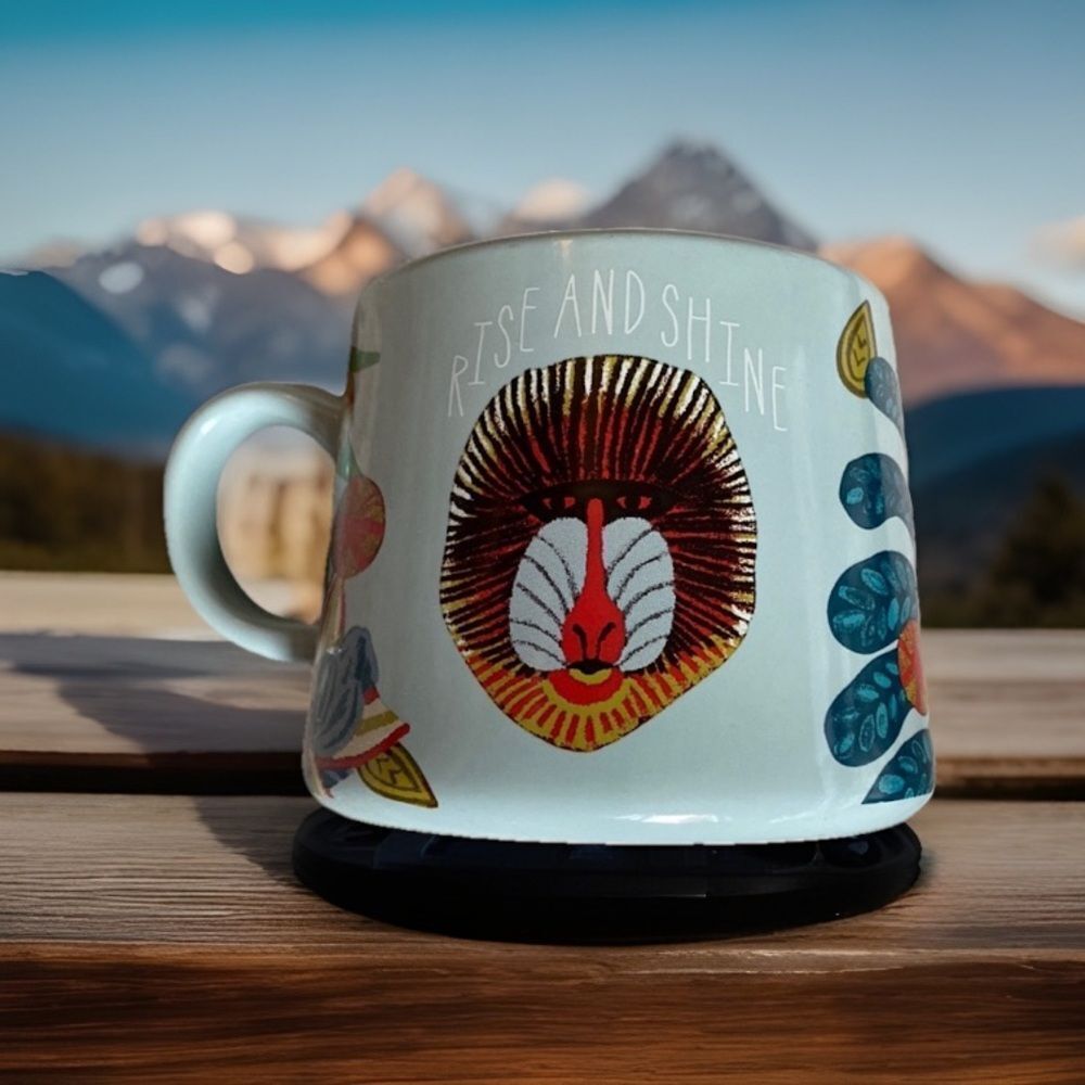 Opalhouse Aqua Porcelain Mug (Rise and Shine)